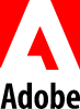 Adobe logo and link